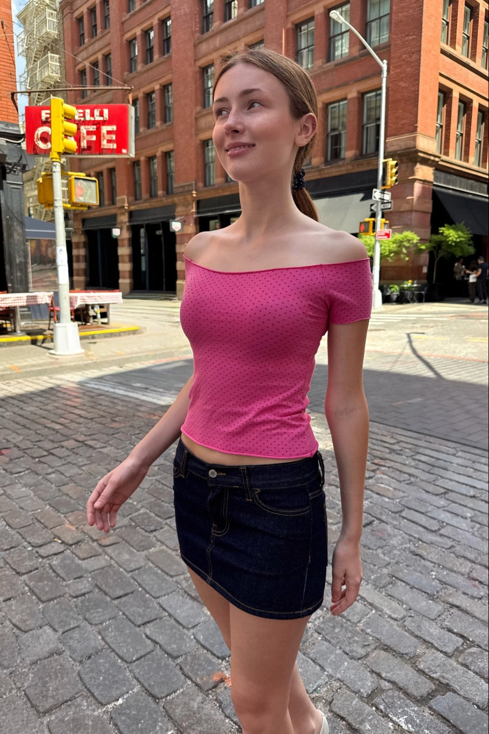 Bonnie Polka Dot Top