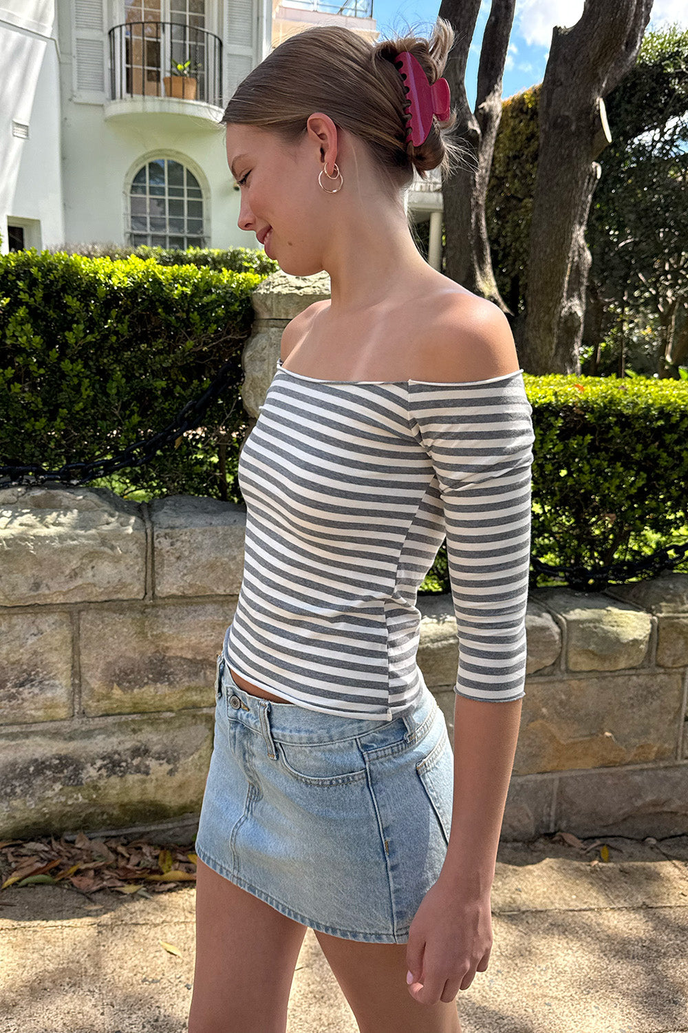 Flora Striped Top