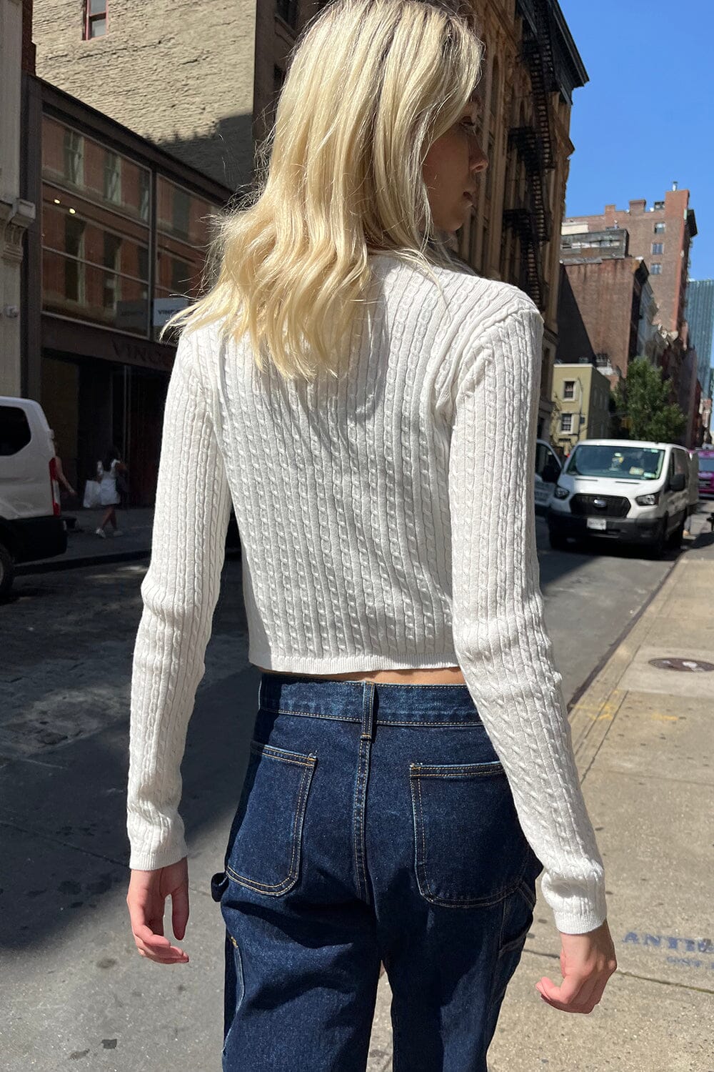 Zoe Cable Knit Cardigan
