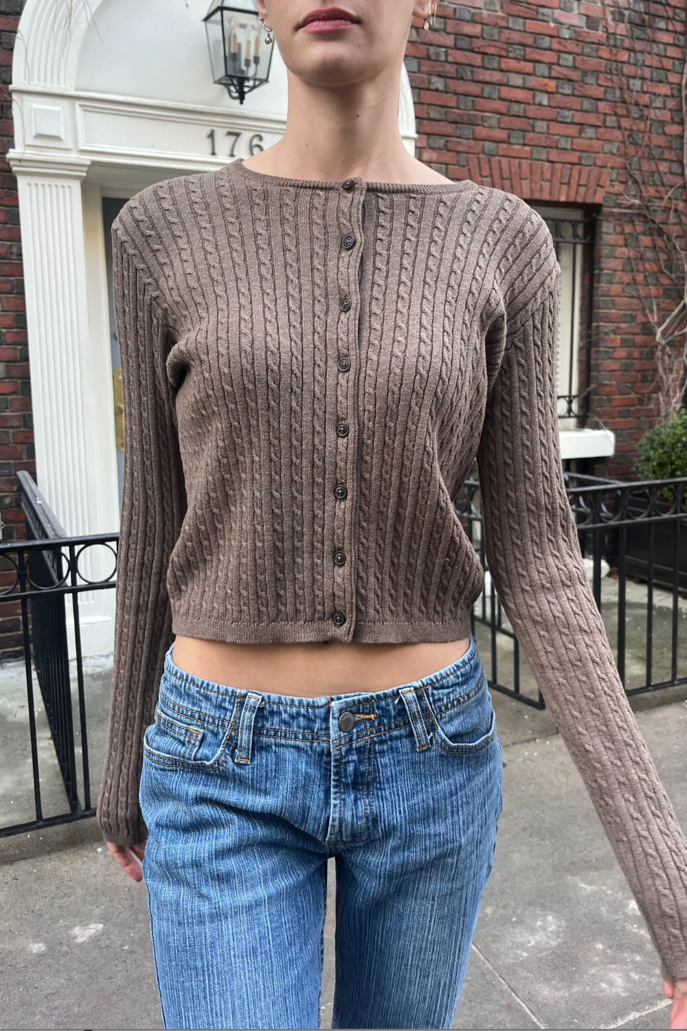 Zoe Cable Knit Cardigan