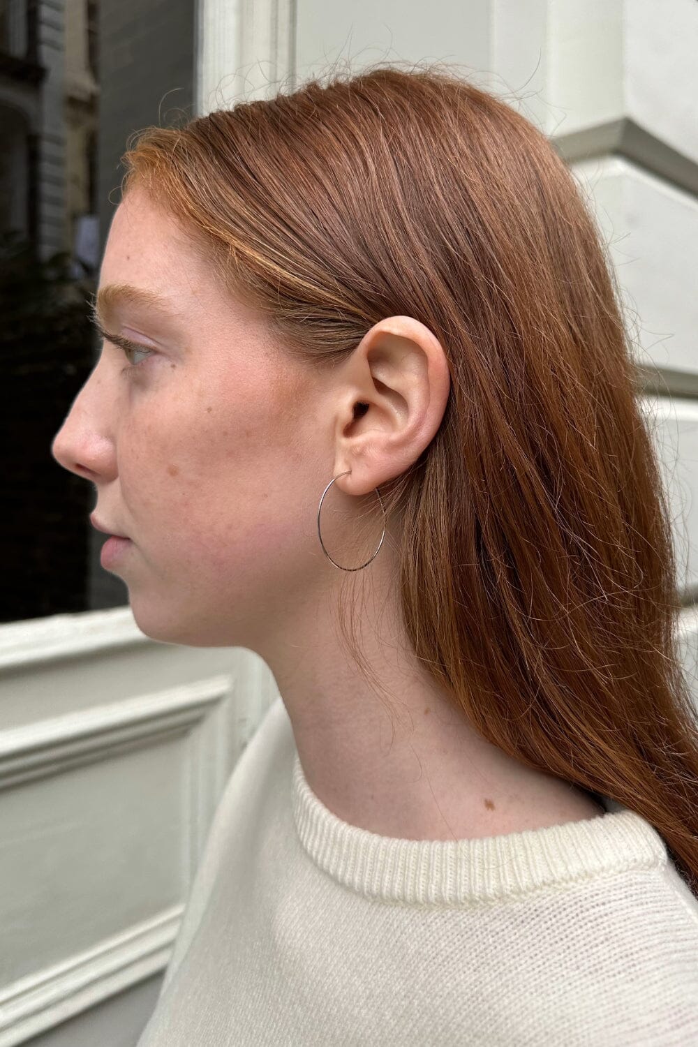 Thin Hoop Earrings
