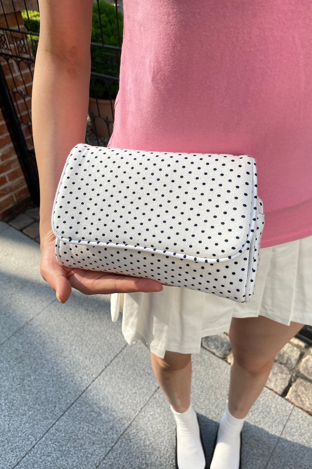 Polka Dots Makeup Bag