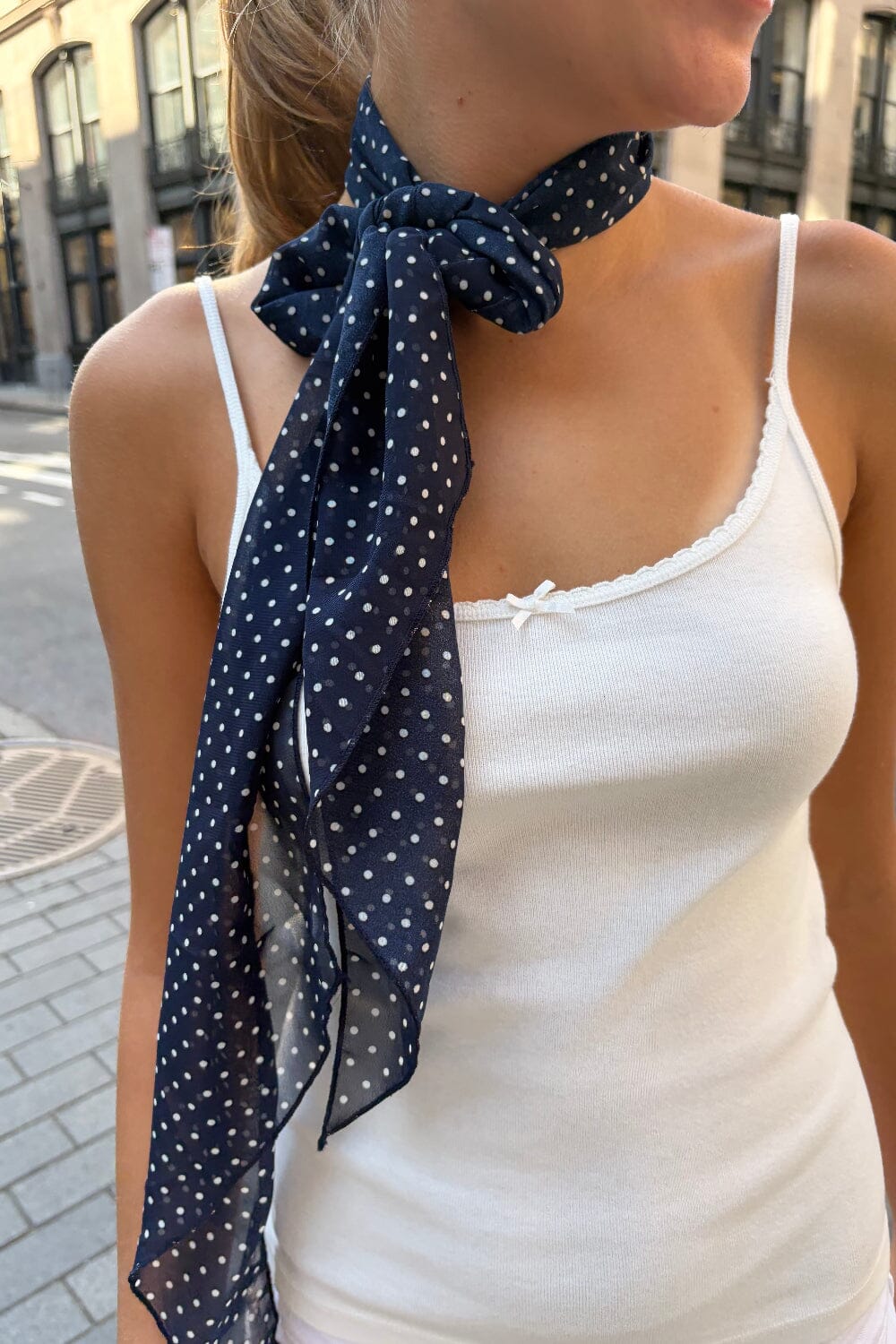Polka Dot Scarf