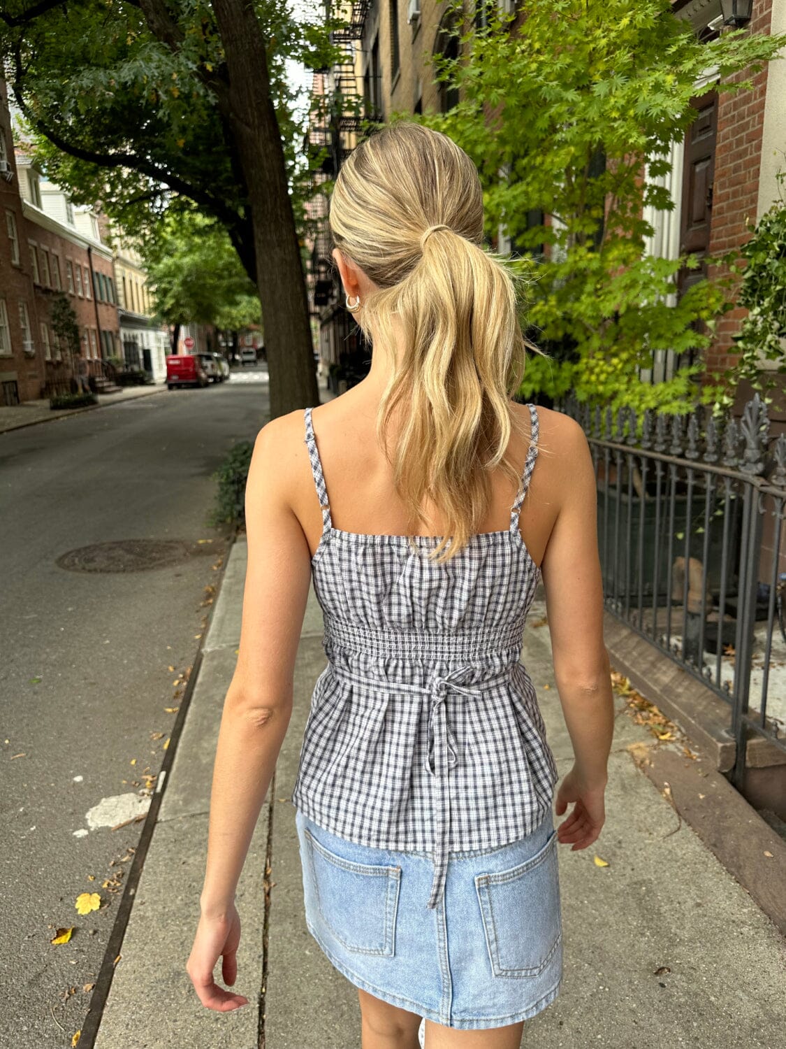Tiffany Gingham Top