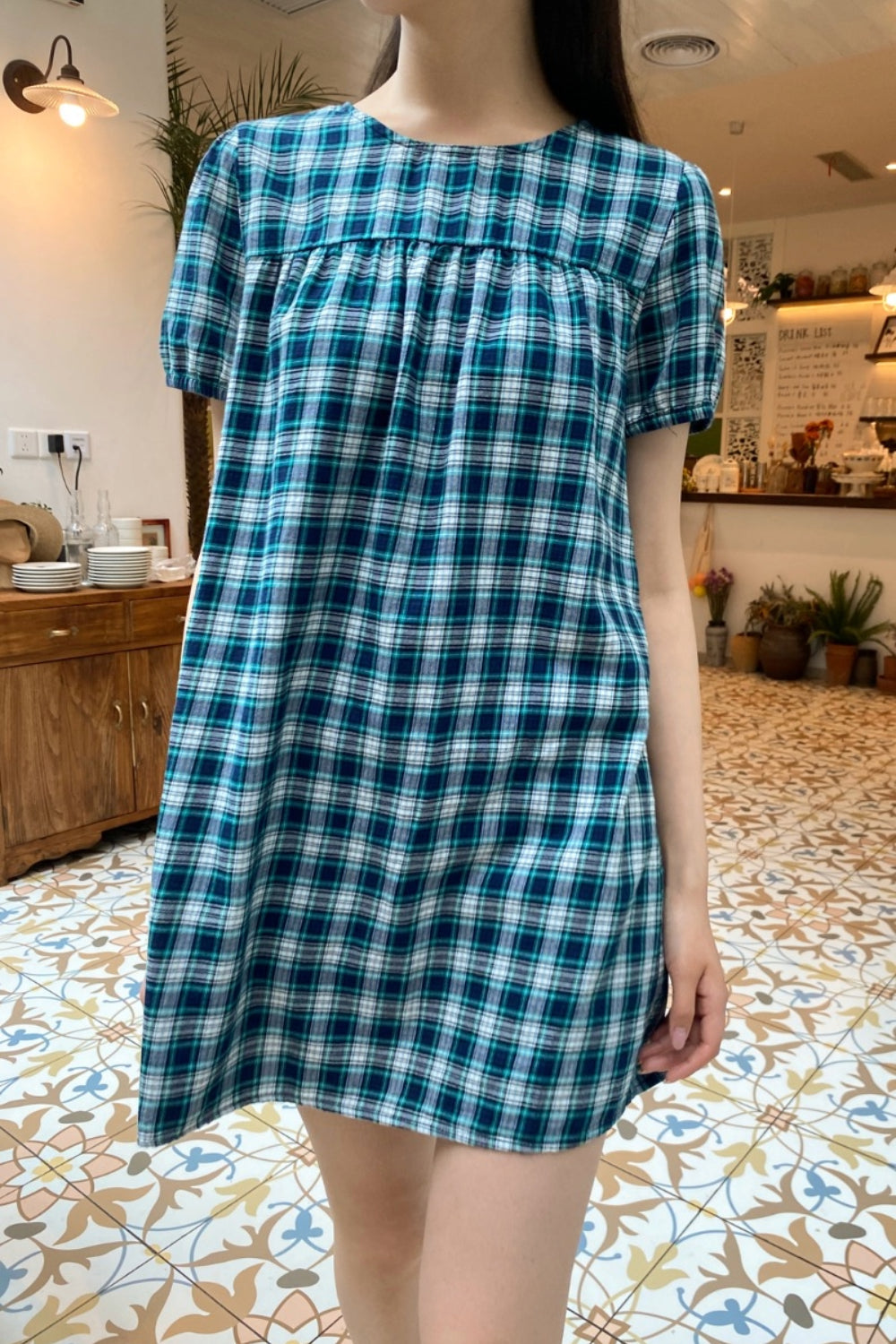 Adhara Plaid Dress