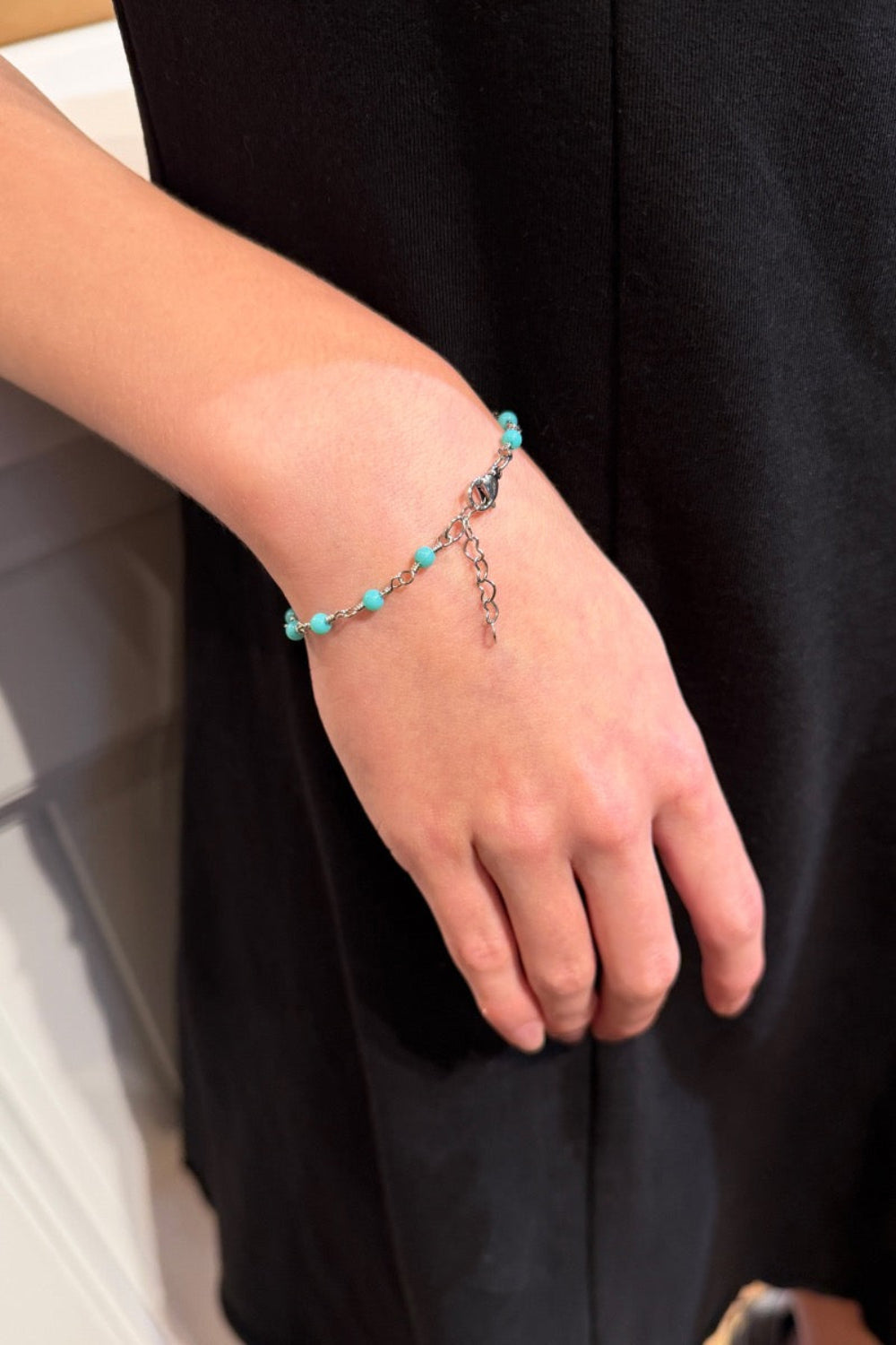Blue Beaded Bracelet