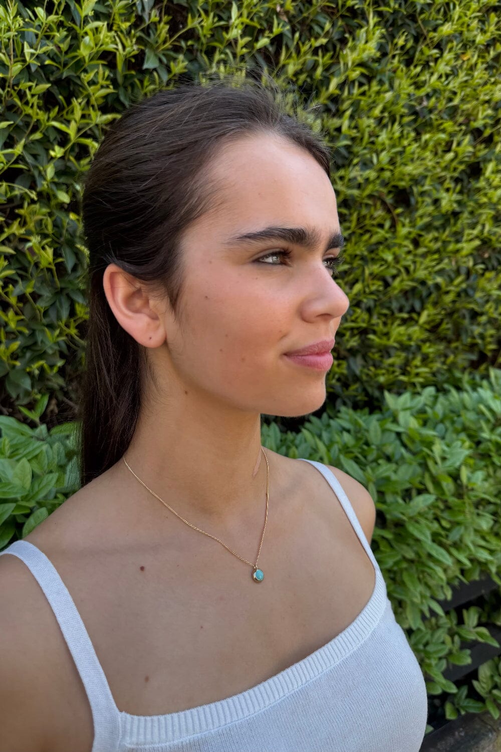 Turquoise Gem Necklace
