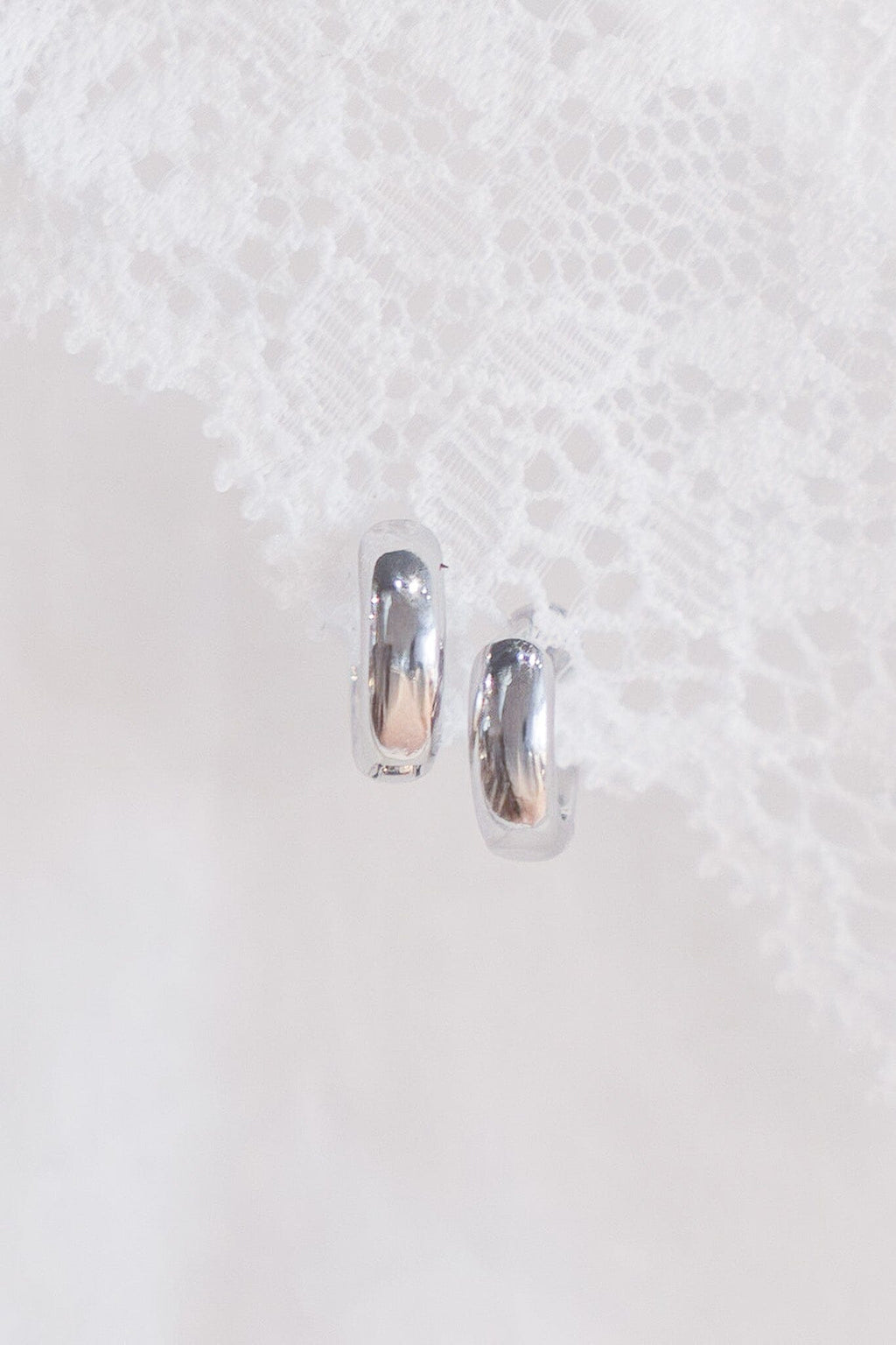 Sterling Silver Huggie Earrings